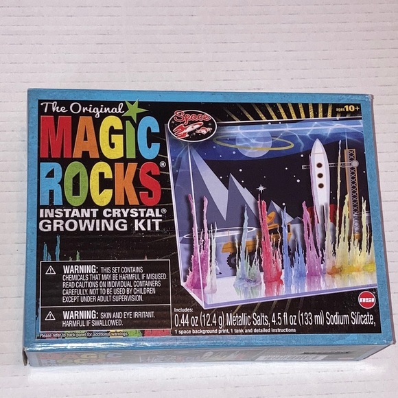 NIB Magic Rocks Crystal Growing Kit kids craft set new in box crystals - Picture 1 of 3